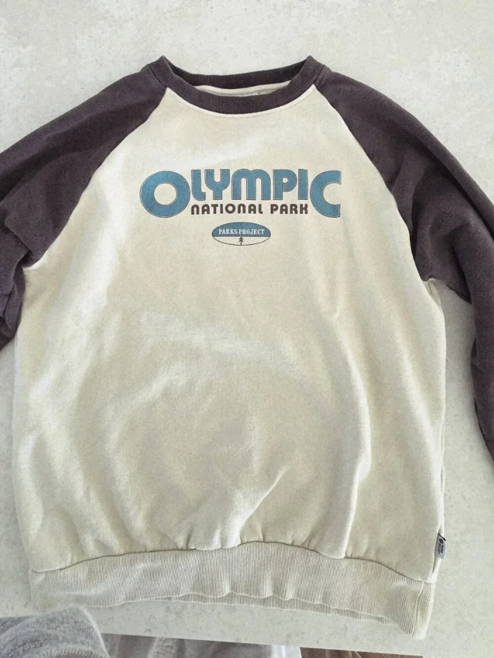 Parks Project Olympic Greatest Hits Raglan Sweatshirt Secondhand Medium - Picture 5 of 7